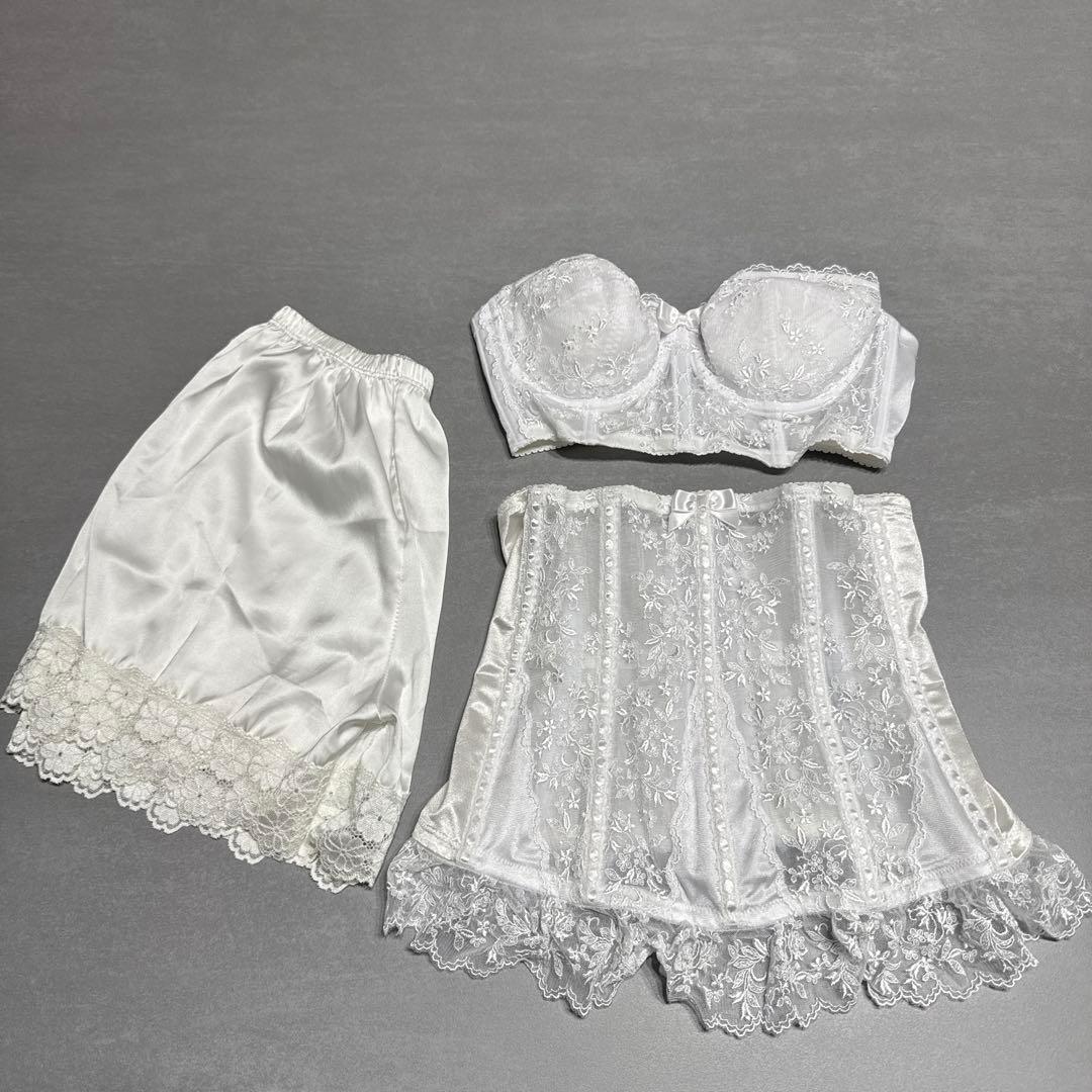 セモアブライダルインナー セモアエレガントBセット+SRYブライダルフレアパンツ