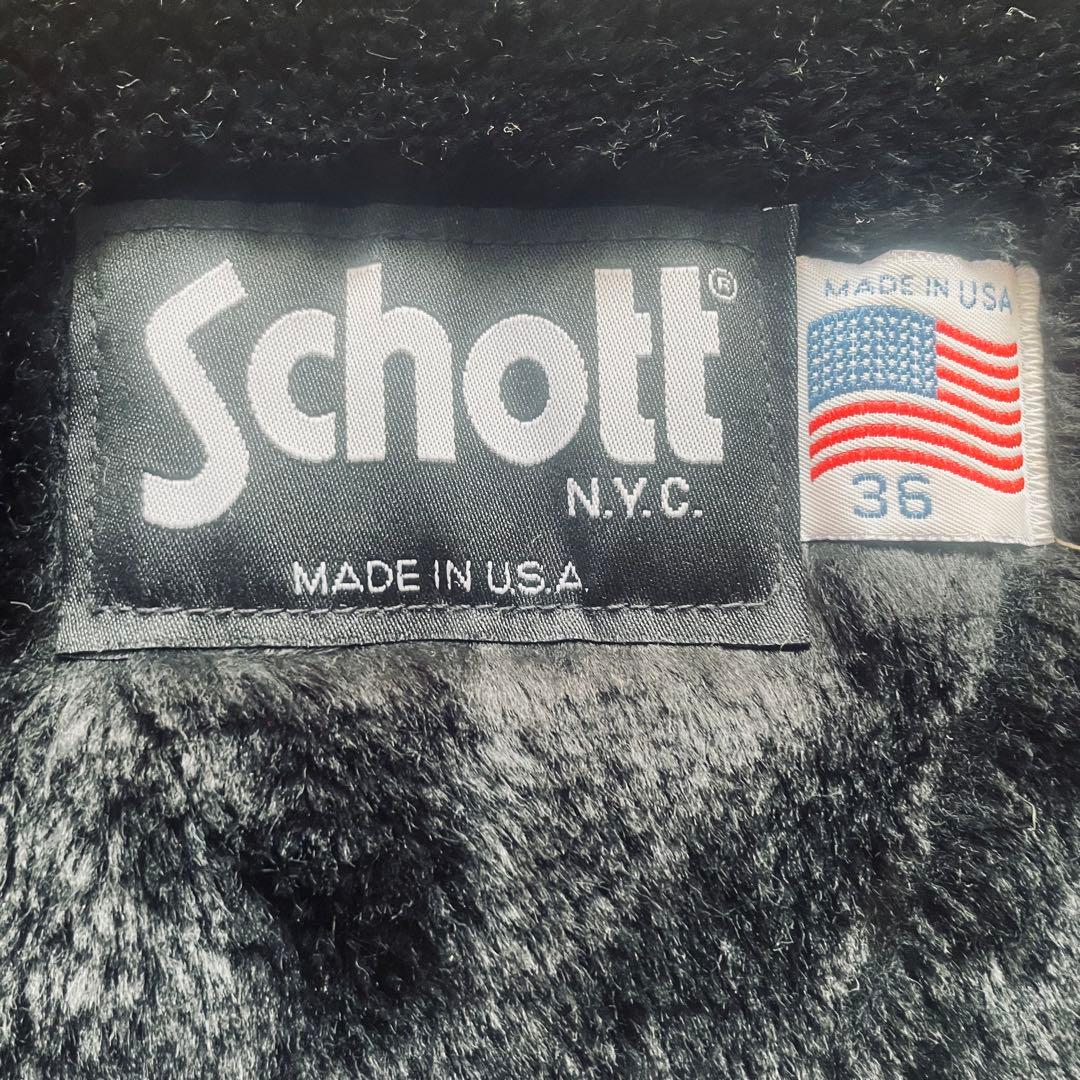 【定番】 Schott ショット レザージャケット36 ライダースジャケット