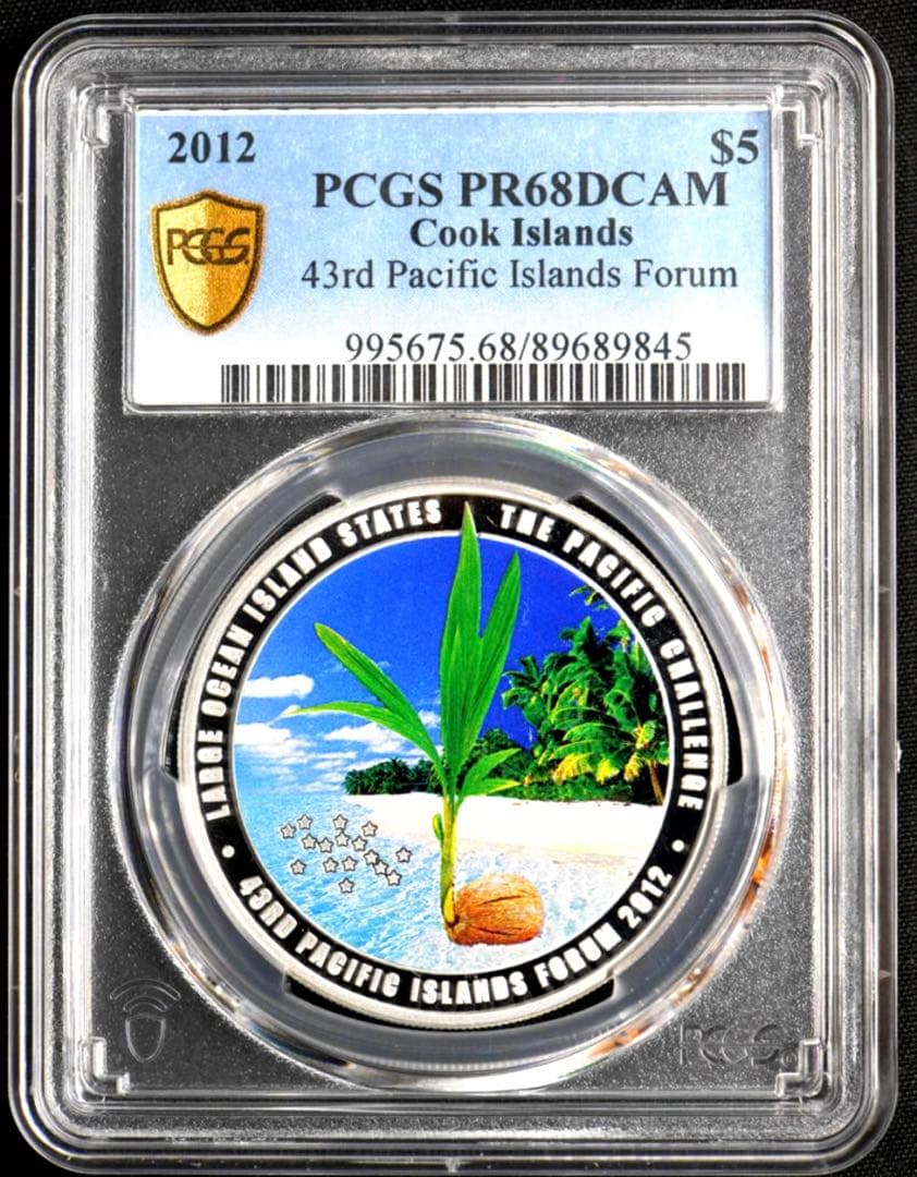 PCGS PR68DCAM 2012 $5 銀貨 最高鑑定品 世界限定950枚