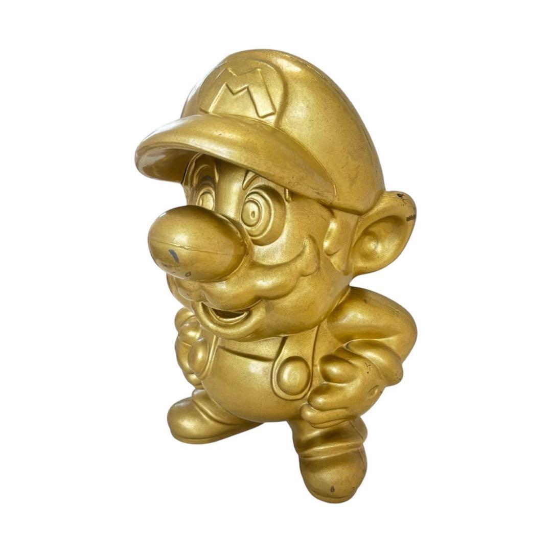 【ゆう101】任天堂 スーパーマリオ ゴールド 黄金のマリオ像 非売品