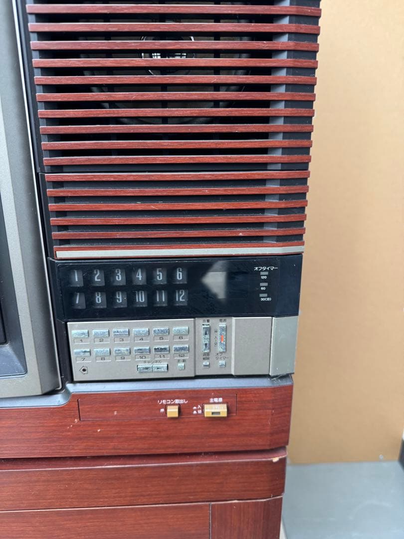 Victor ブラウン管テレビ 木製キャビネット