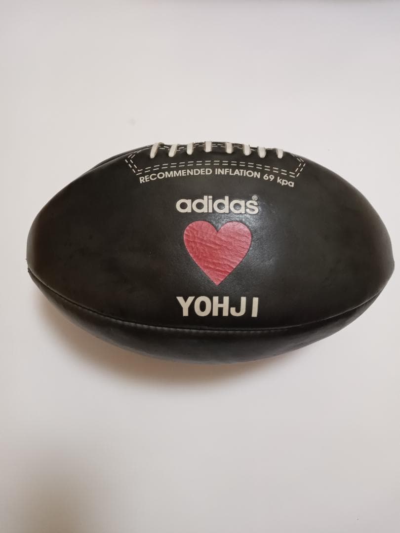★ヨウジヤマモト×アディダス・コラボラクビーボール・希少非売品・未使用美品・黒