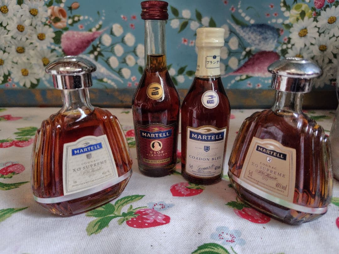 MARTELL 　マーテル　コニャック ミニボトル 4本セット