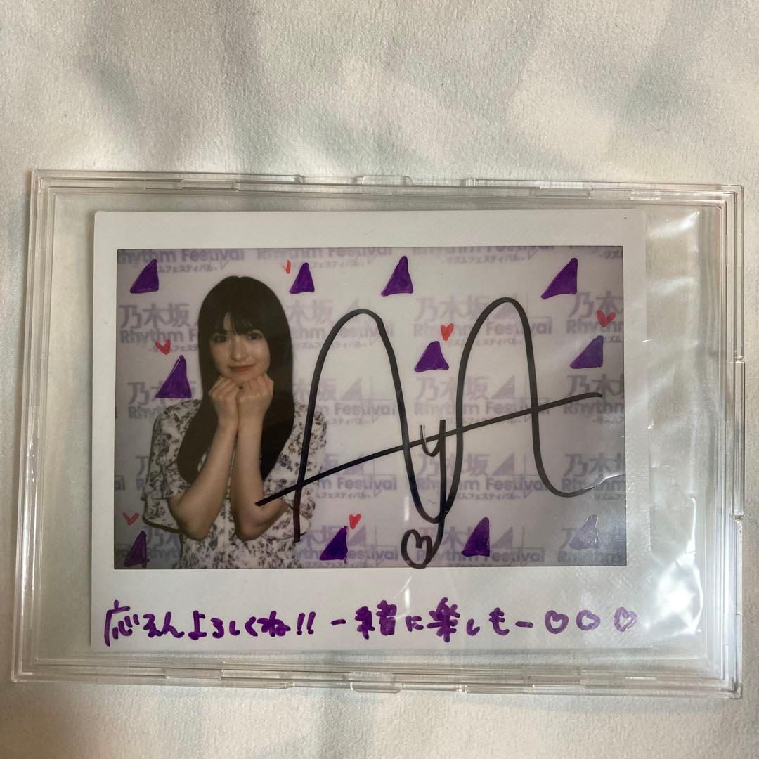 乃木坂46 小川彩 乃木フェス サイン チェキ