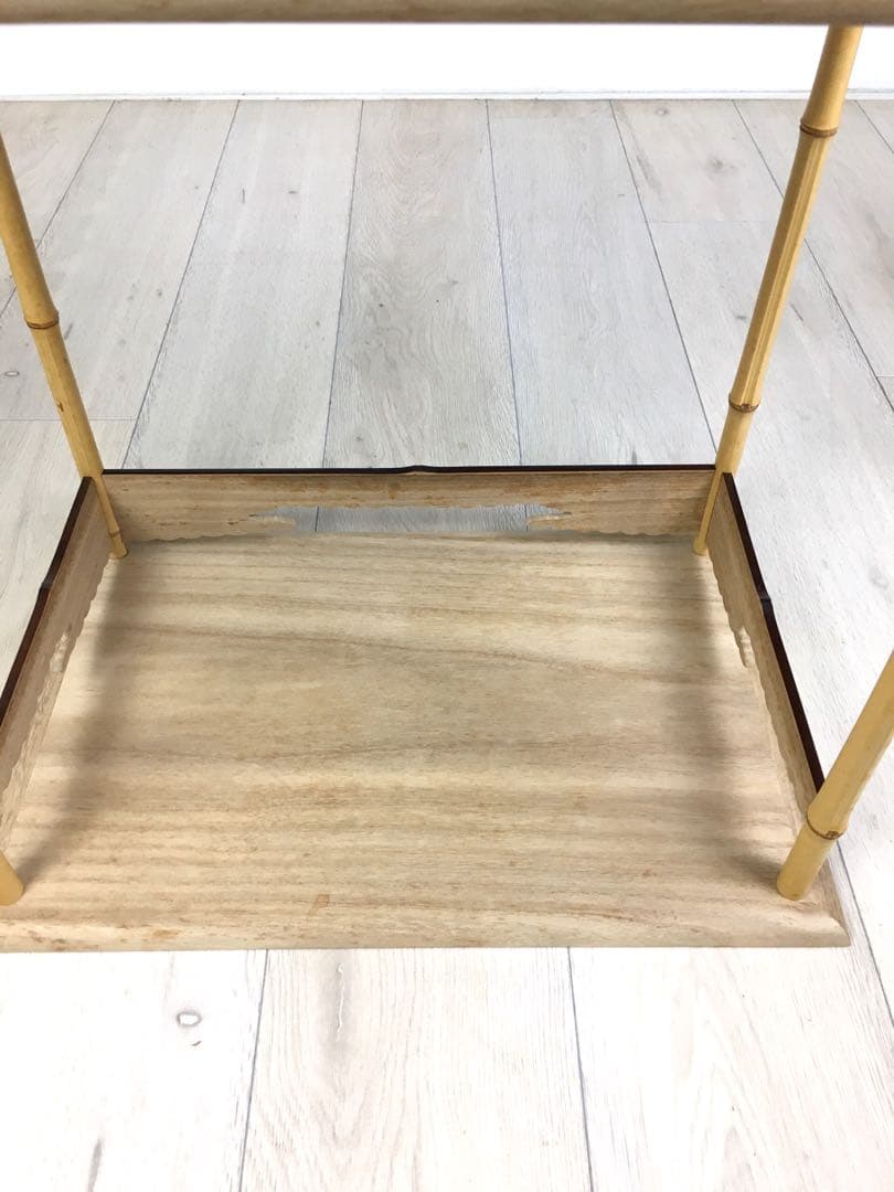 S332鳳凰棚 萩井一丘作 一茶庵 佃一祐 煎茶道具 共箱