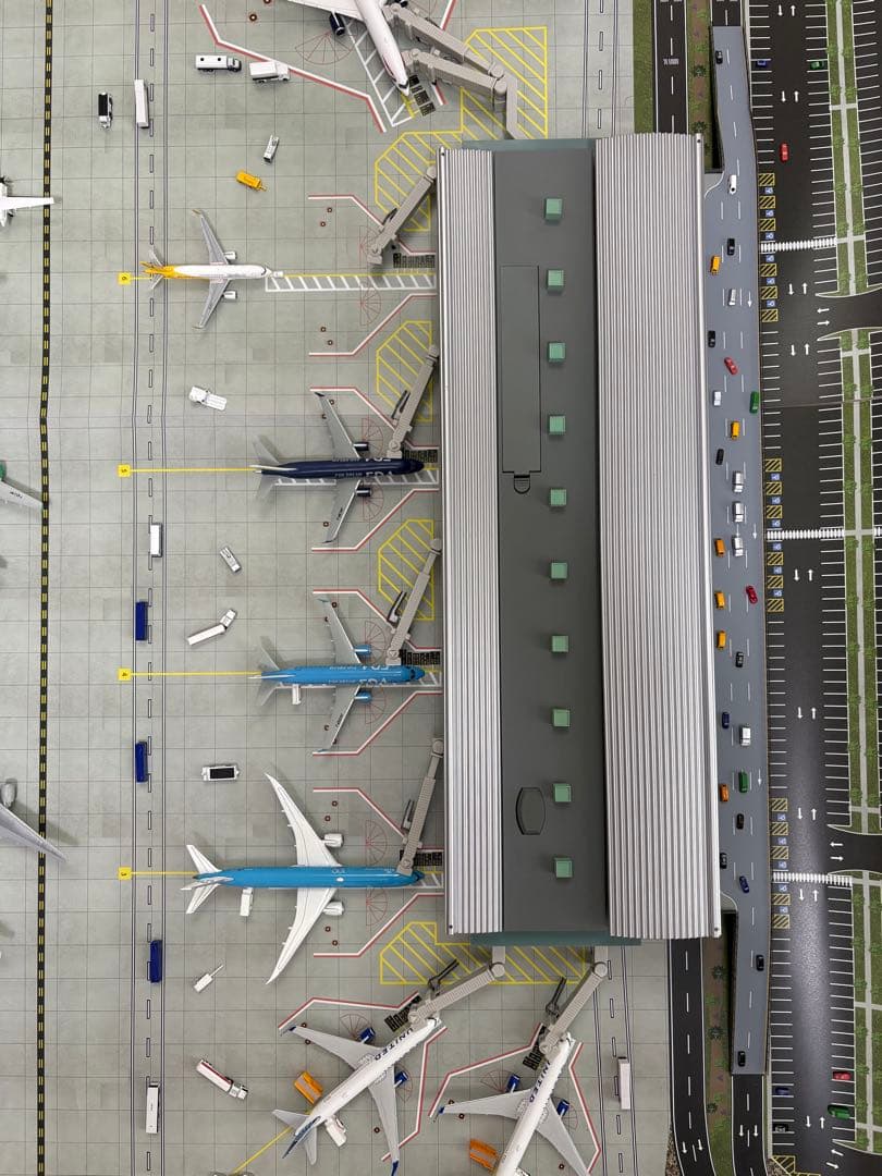 ①GJARPTB2 空港ターミナルビル　②GJAPS006 専用マット　セット