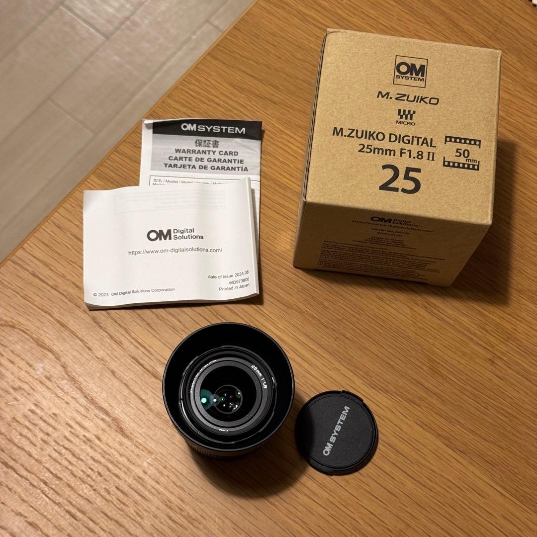 レンズ(単焦点) OM SYSTEM M.ZUIKO DIGITAL 25mm F1.8 II