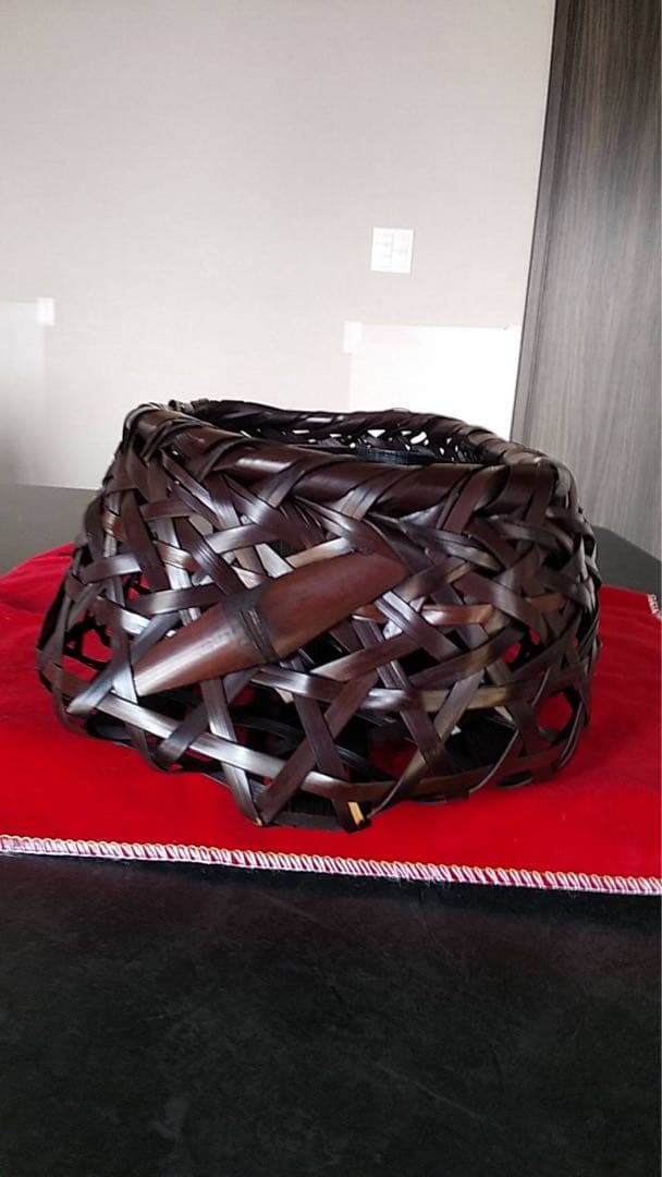 竹細工　花籠　花器　華道　竹籠　古民具　古道具　茶道具