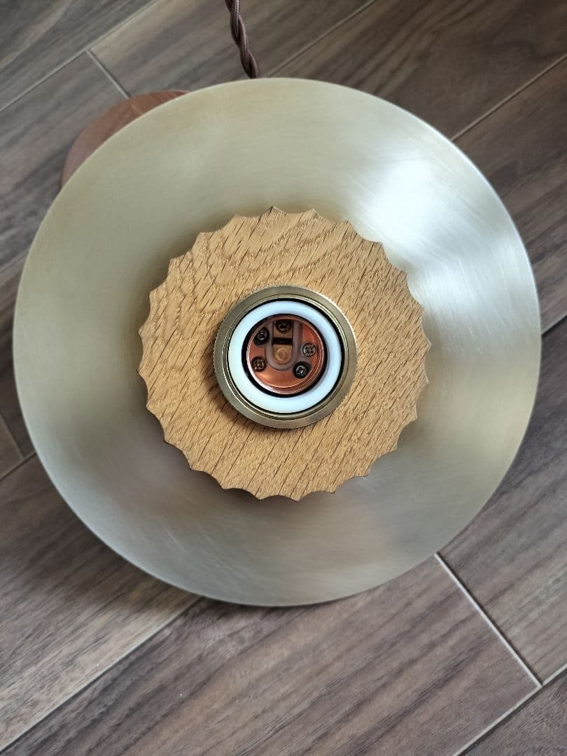 YARN ならと真鍮のライト E26 シーリングカバーのセット