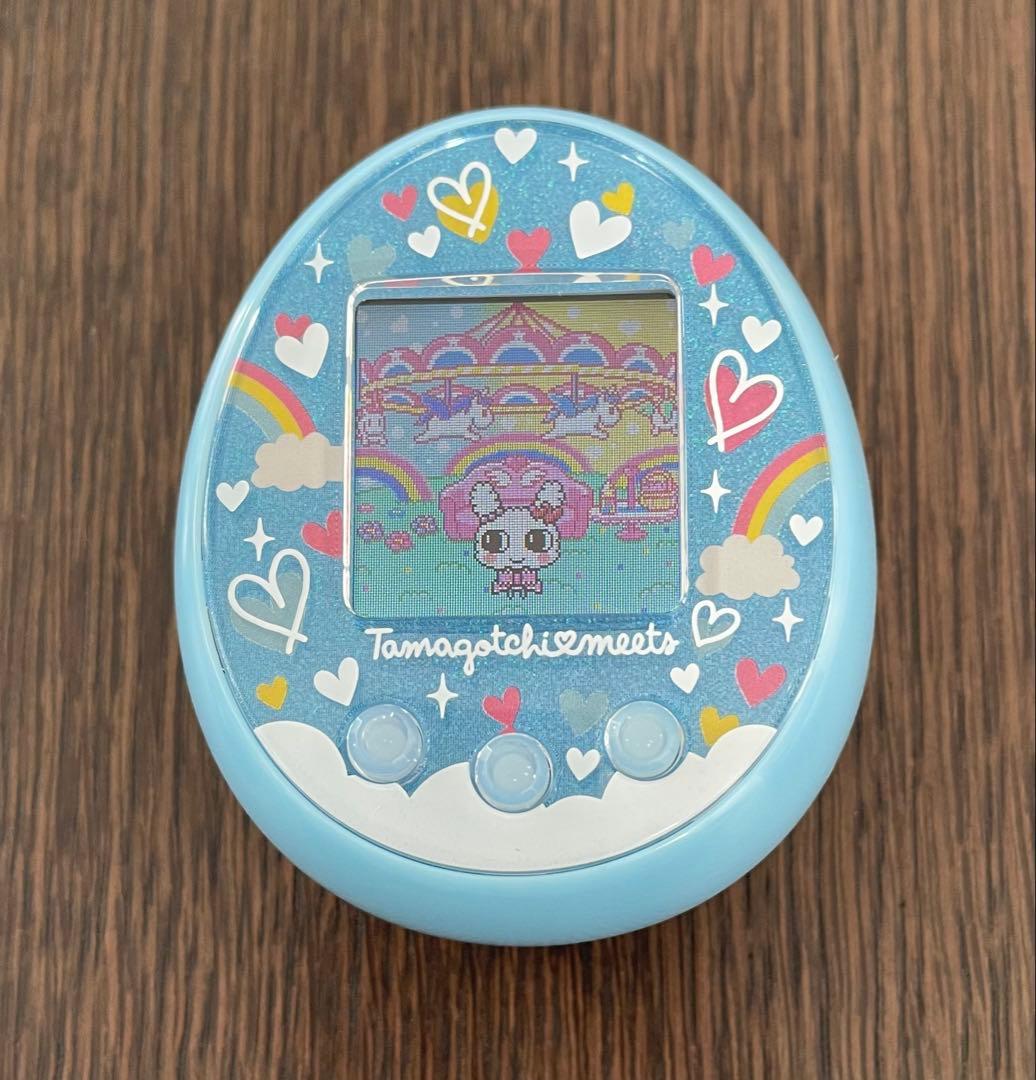 たまごっちみーつ　メルヘンみーつver. ブルー ストラップと説明書付き