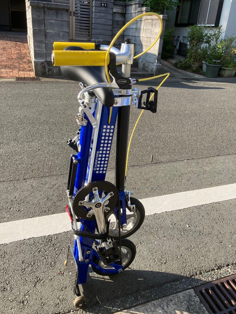 Pacific Carryme折りたたみ自転車カーボンパーツカスタムキャリーミー