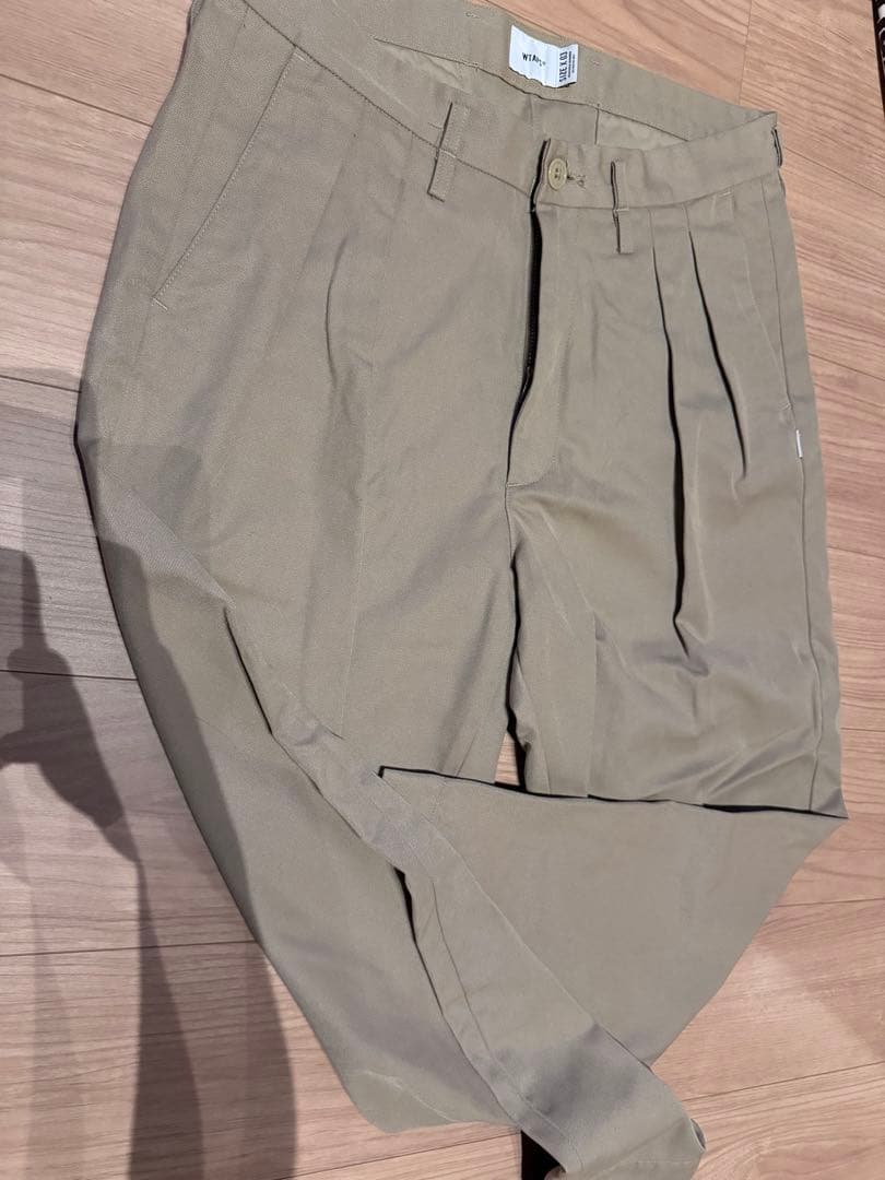 wtaps チノパン　タックパンツ