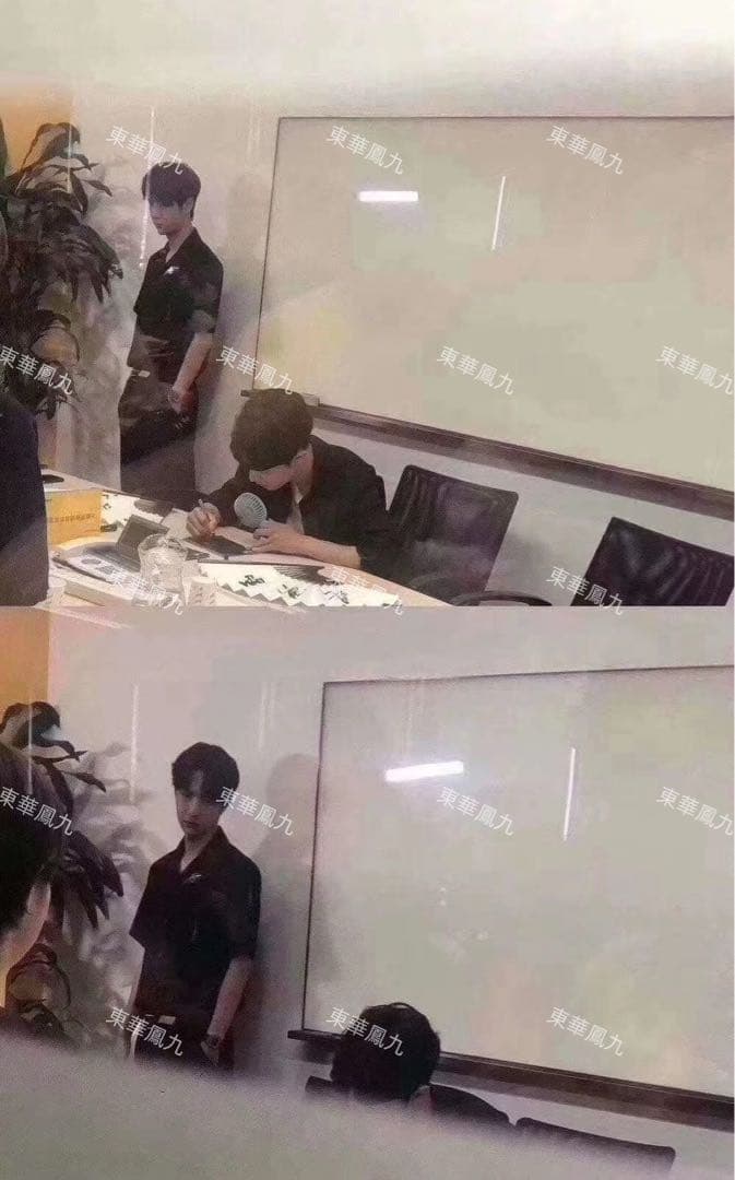 確認用：梓渝 田栩宁 ドラマ「逆愛」宣伝直筆サイン 鑑定バージョン（追記あり)