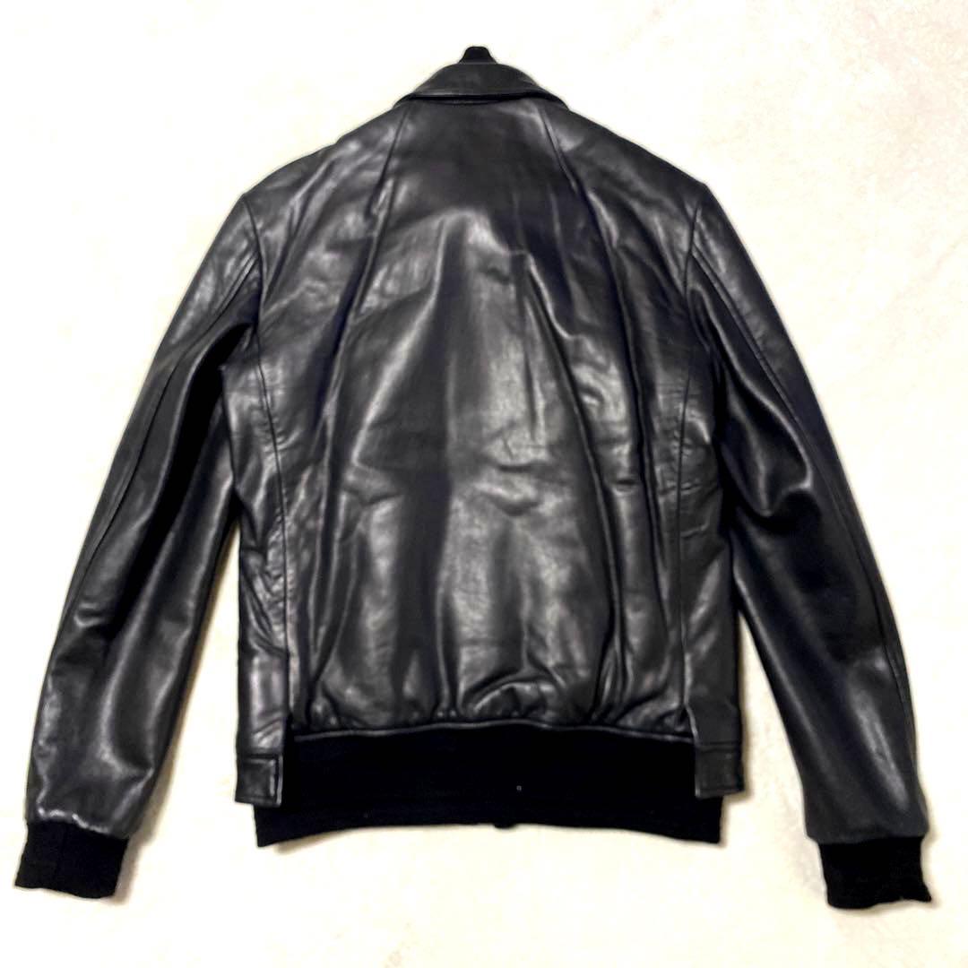 ✨希少✨MIHARA YASUHIRO ラムレザーレイヤードジャケット　黒