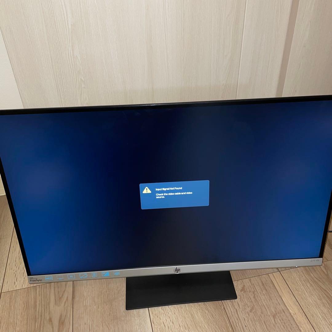 HP 27f 4K UHD 27インチ　ディスプレイ　モニター