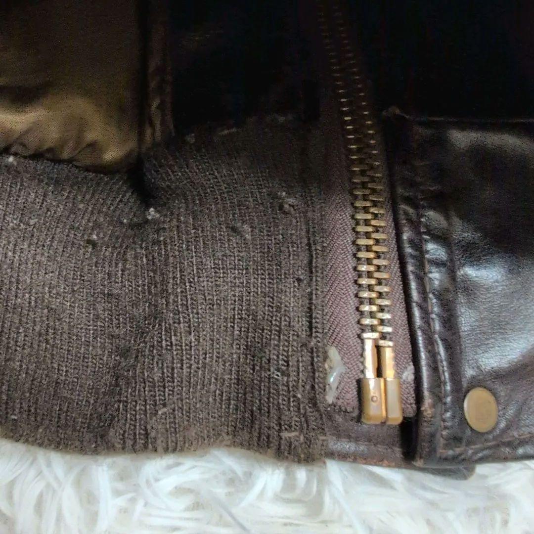 ファー付✨️schott ショット メンズ レザー シングルライダースジャケット