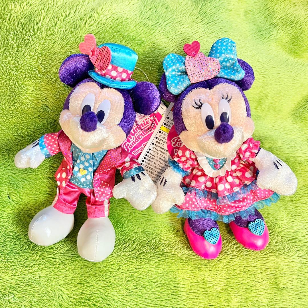 【匿名配送】ディズニーパルパルーザ　ぬいば　ミニー＆ミッキー