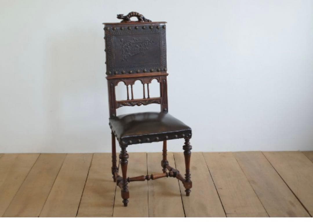 ポルトガルレザーチェア.c1 ディスプレイ用　リペア