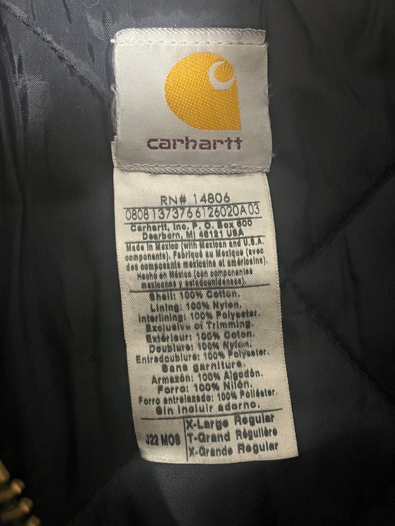 Carhartt モスグリーントラディショナルジャケット