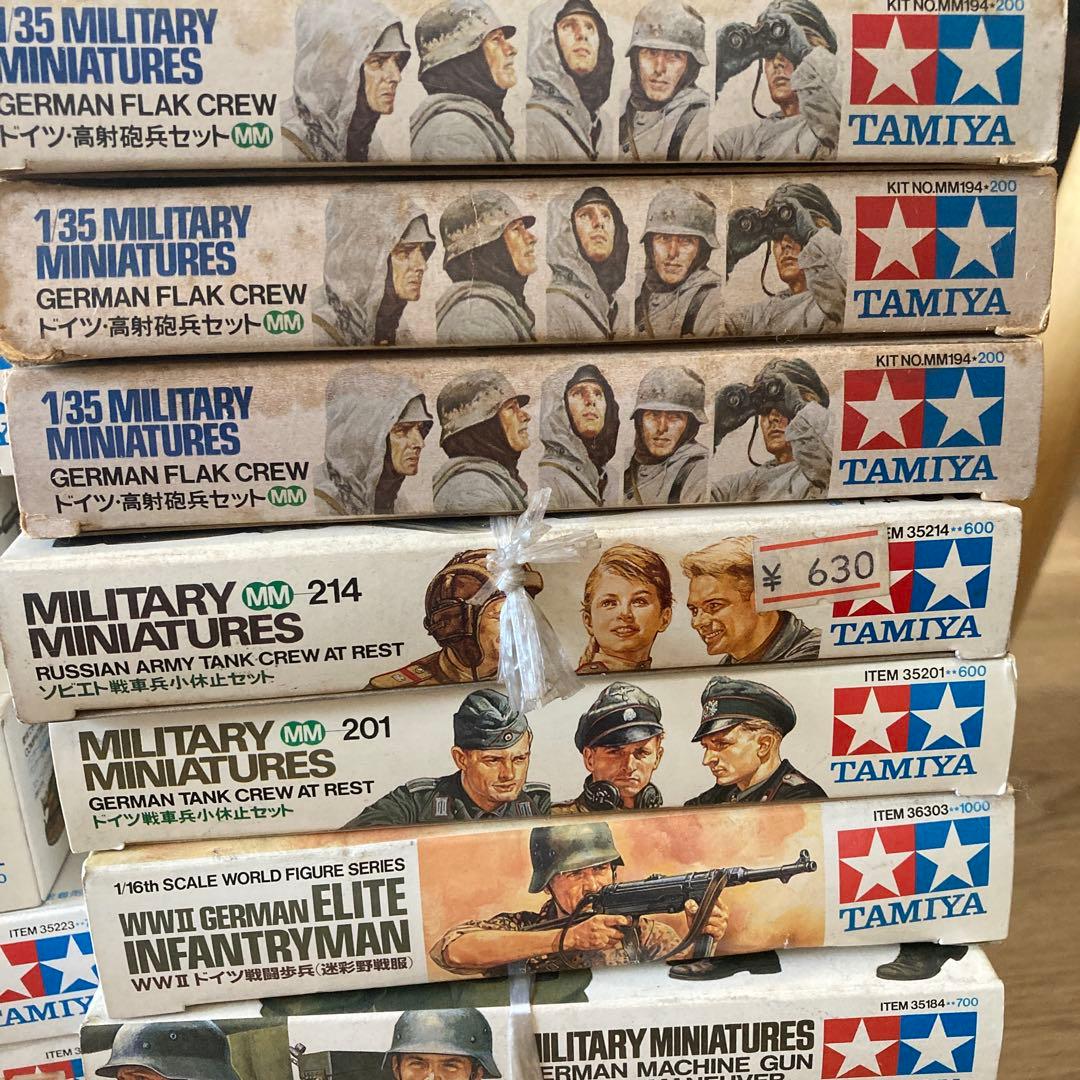 タミヤ　ミリタリープラモデル　セット