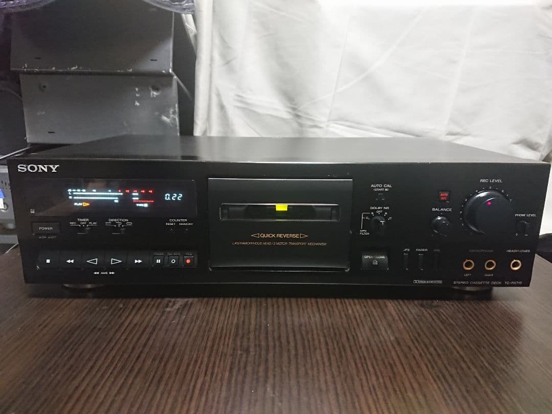 美品メンテナンス整備済SONYステレオカセットデッキ TC-RX715