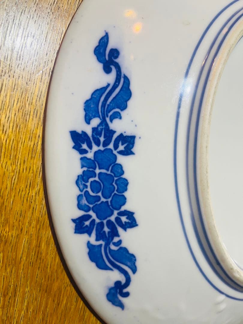 花鳥絵の大皿⭐︎古伊万里