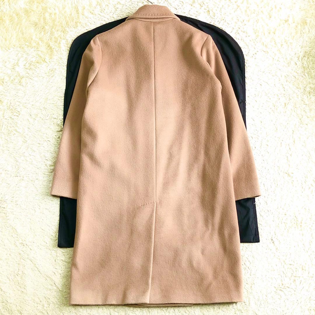 ウィークエンドマックスマーラ チェスターコート ウール100% キャメル 38