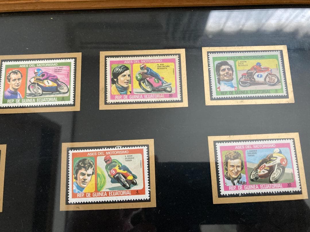 【激レア】YAMAHA XS750 ノベルティ 額入りの切手コレクション