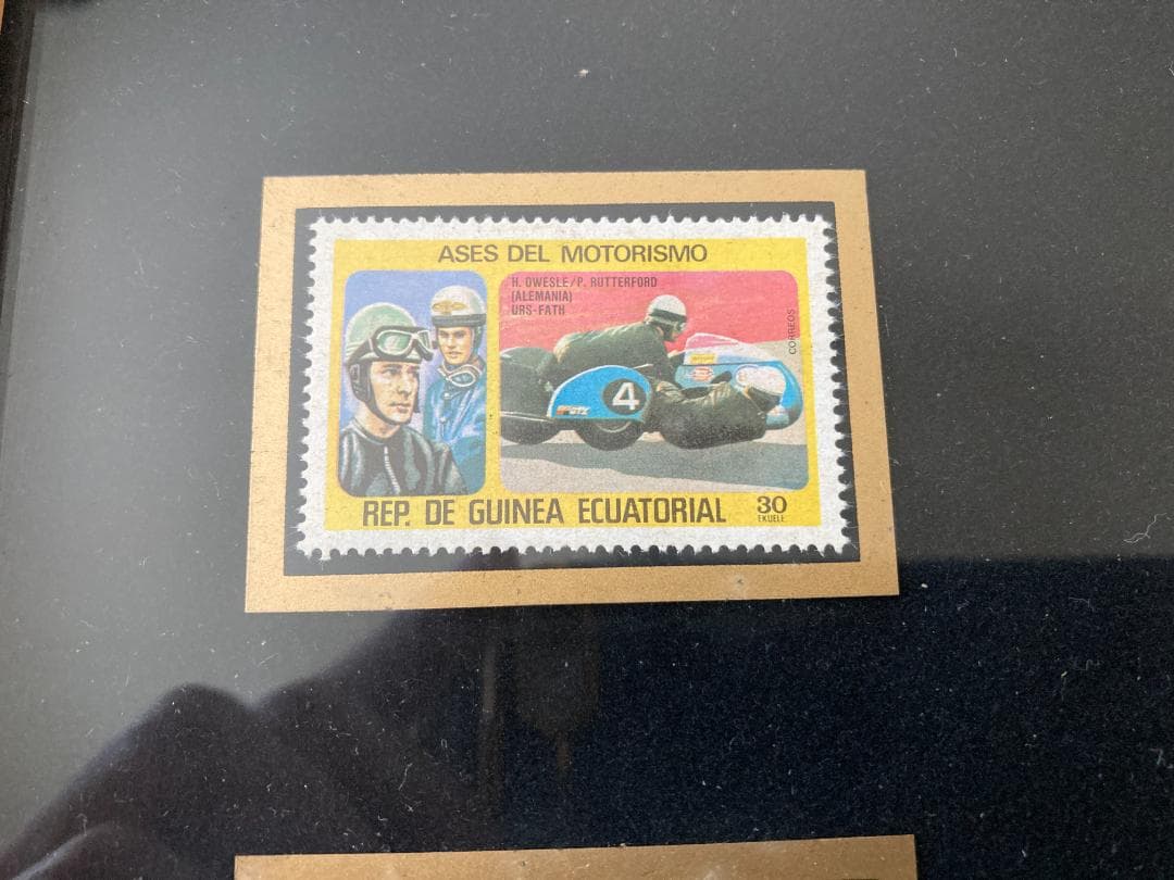 【激レア】YAMAHA XS750 ノベルティ 額入りの切手コレクション