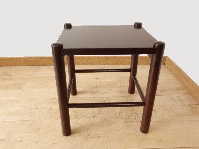 北海道民芸家具　ミニテーブル　花台　再塗装済　USED