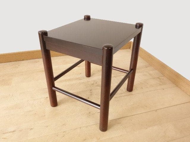 北海道民芸家具　ミニテーブル　花台　再塗装済　USED