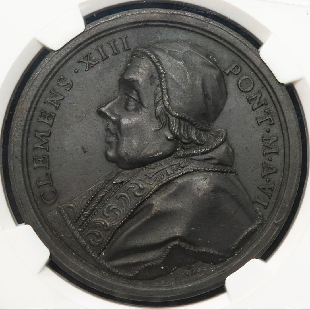 NGC TOP POP‼️唯一鑑定品 クレメンス13世 チヴィタヴェッキアの景観