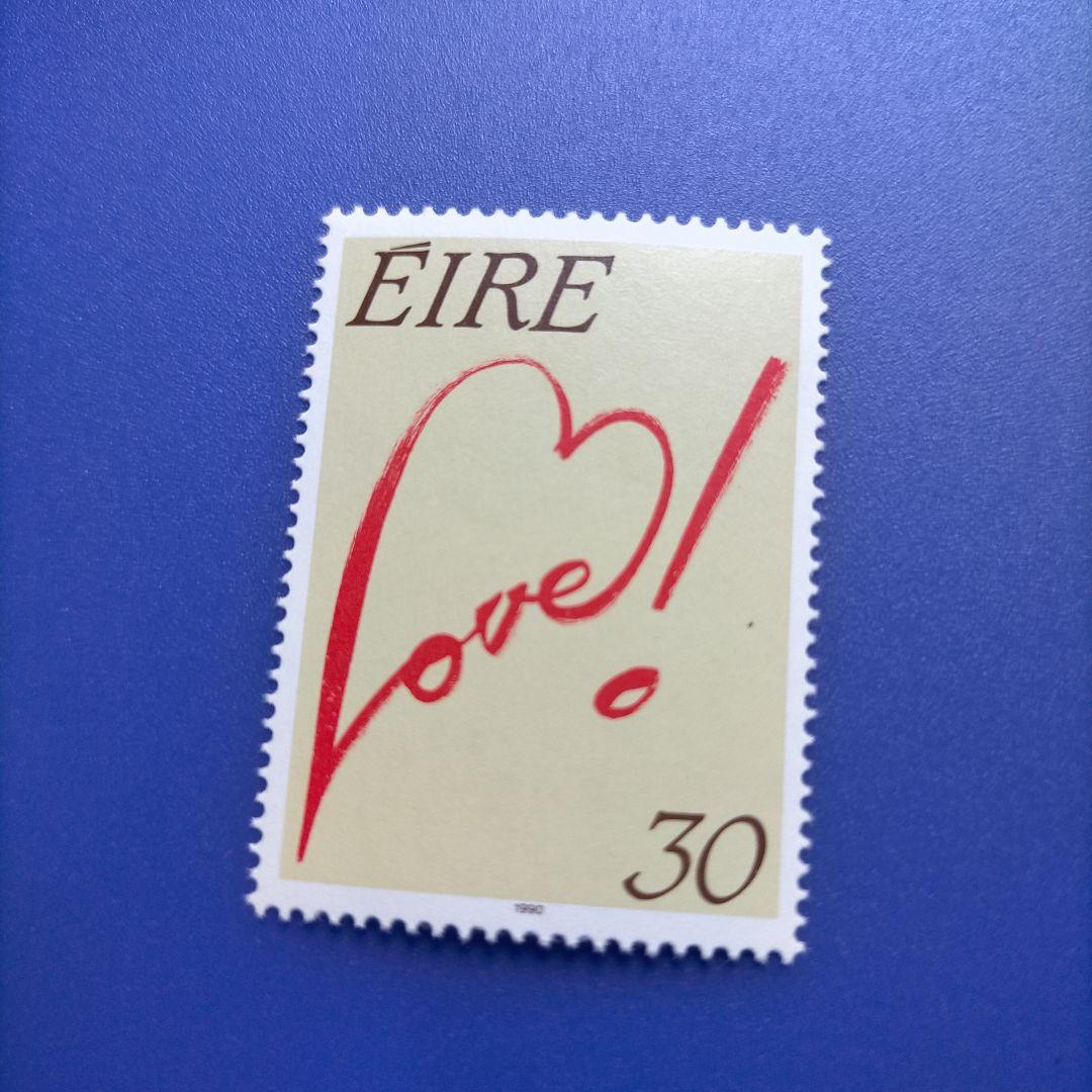 4848 外国切手 アイルランド 1990年 愛 Loveのデザイン 2種