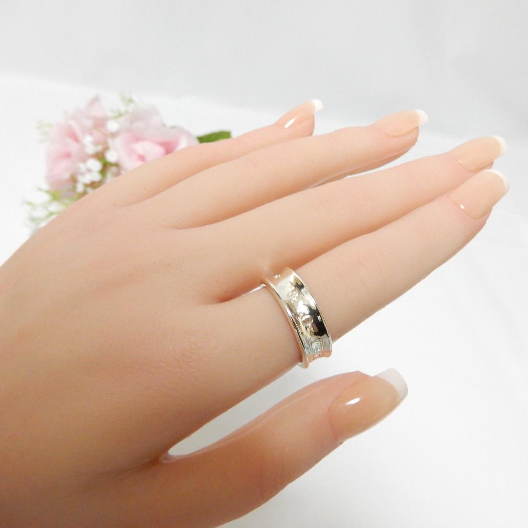 TIFFANY ティファニー　ナロー リング　13号　1837　シルバー　A15