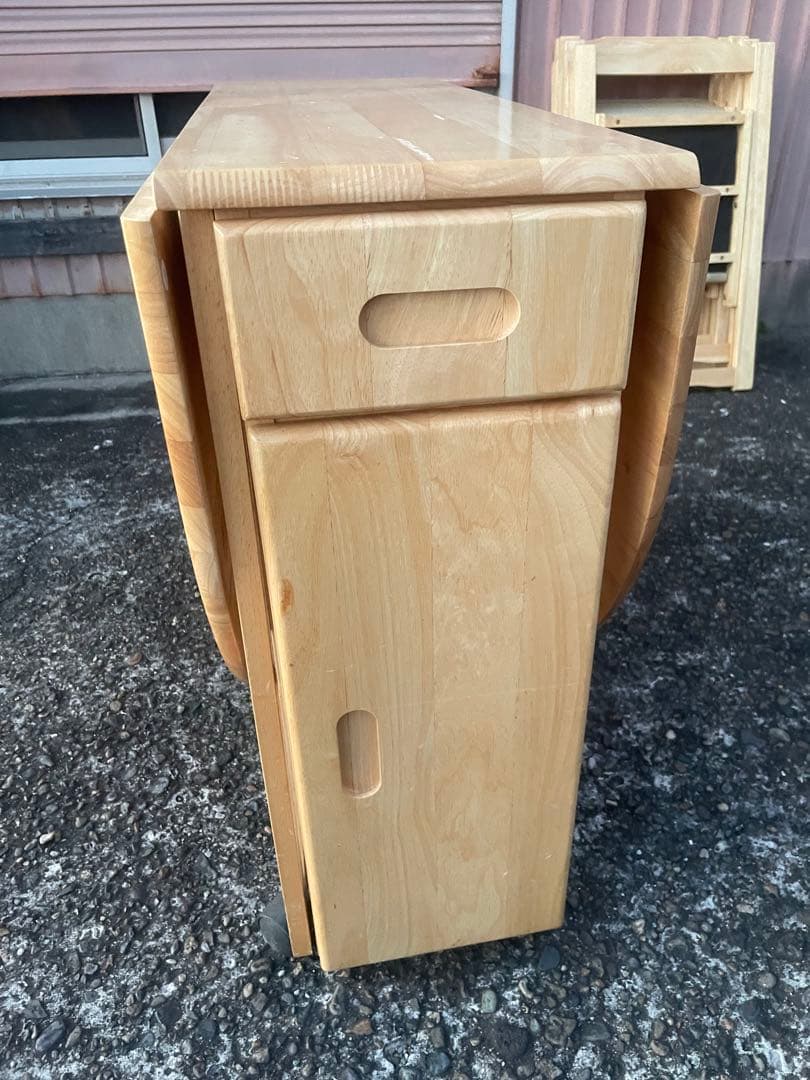 ダイニング　5点セット　折りたたみ式