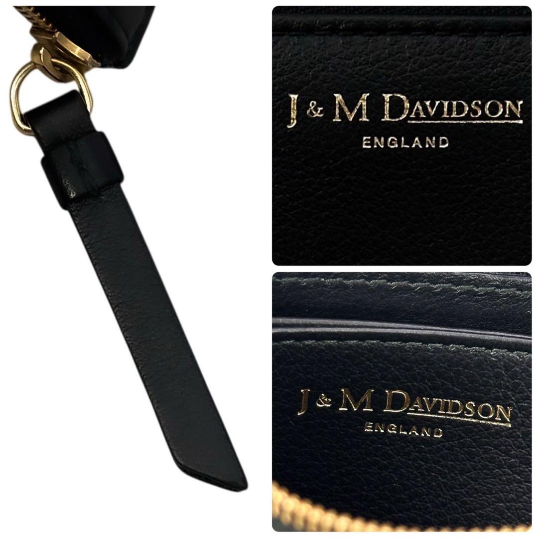 未使用に近い ジェイアンドエムデヴィッドソン ケース 財布 小銭入れ 黒色