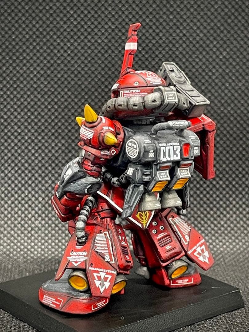 【送料無料/匿名配送】ガンダムコンバージ ザクIIジョニーライデン機 リペイント