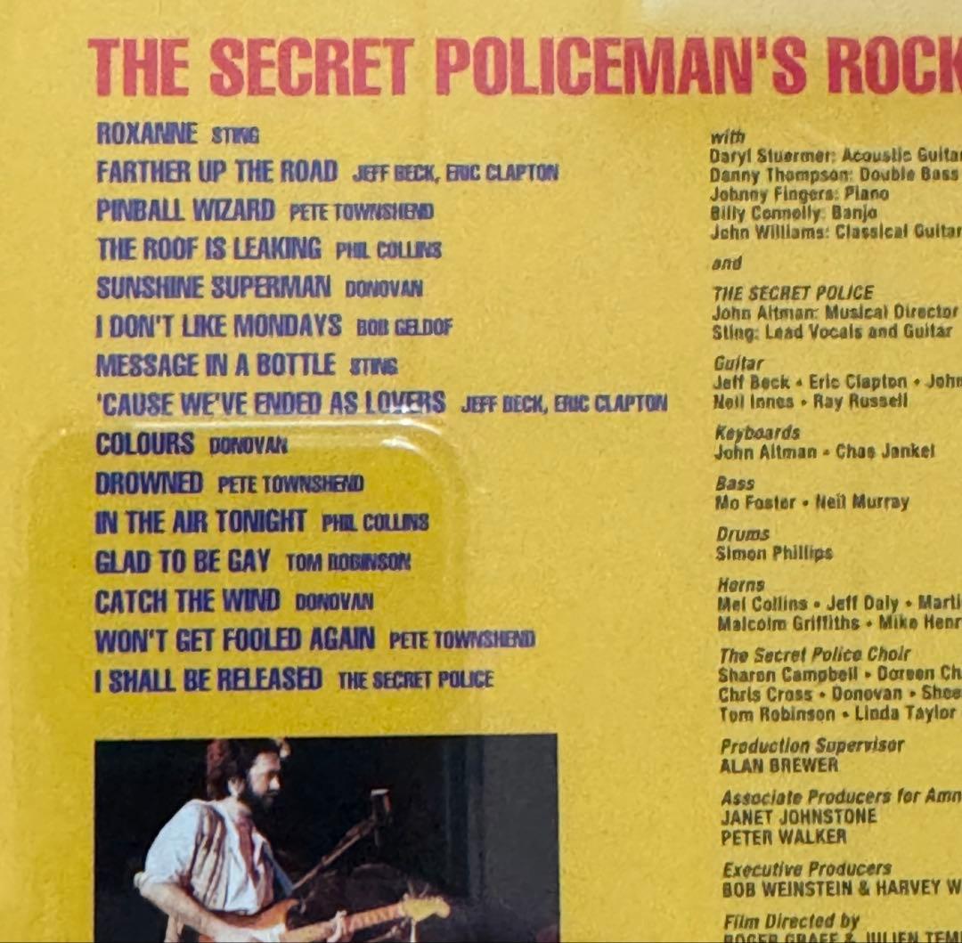 超貴重　クラプトン出演DVD5本、プリンス・トラスト他コンサート、レアCD付き