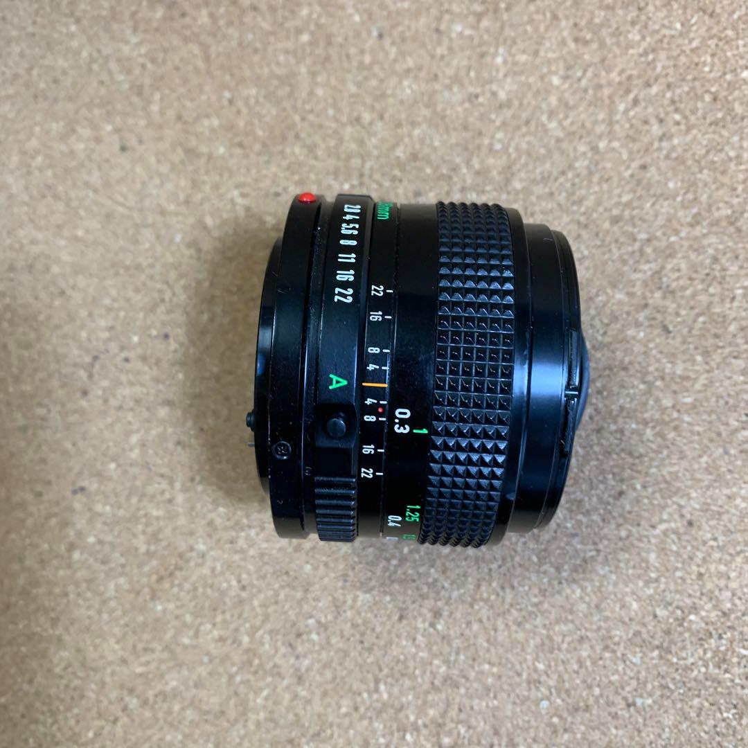 Canon AE-1 一眼レフカメラ 28mmレンズ付き