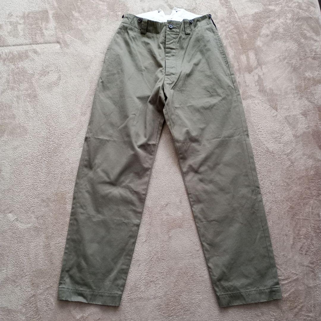 ナイジェル・ケーボン　試着のみ　フレンチワークチノ　グリーン　サイズ10