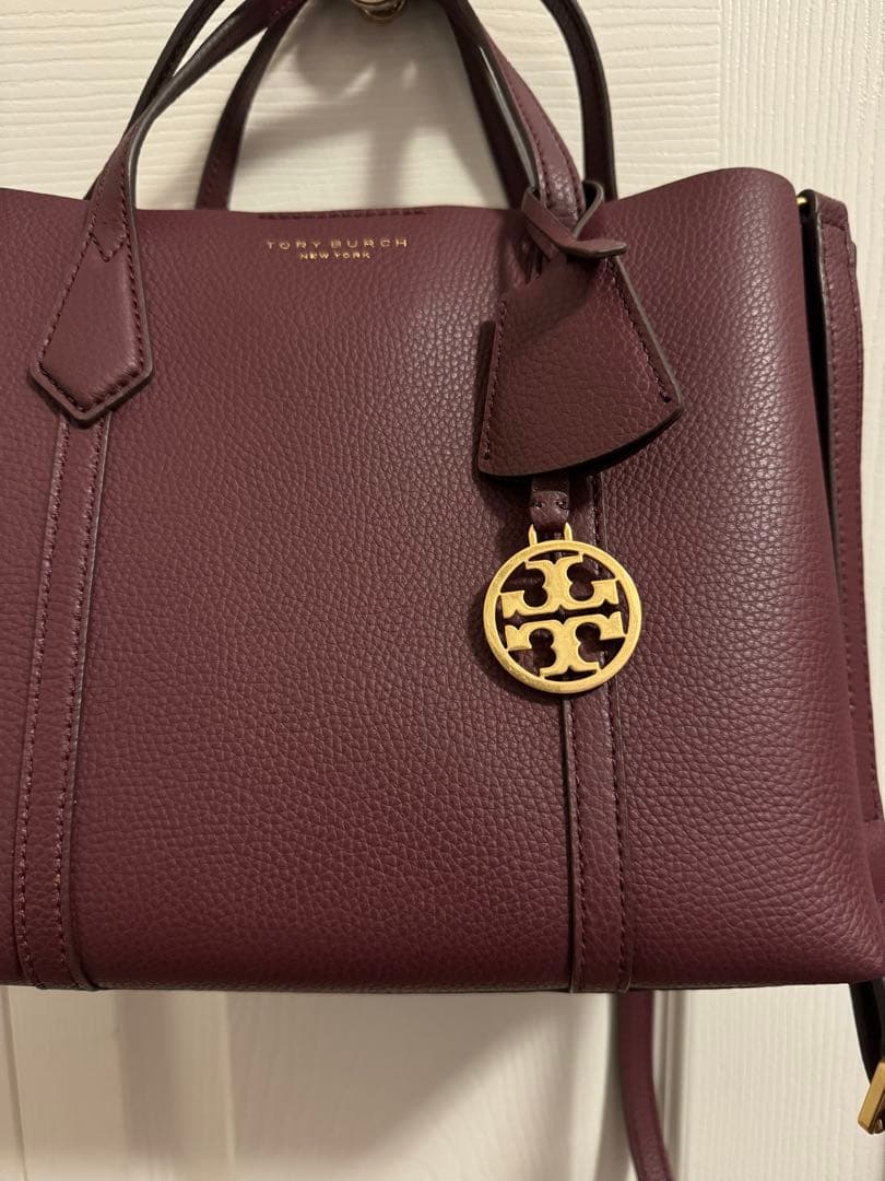 TORY BURCH ペリー　スモール　トリプルコンパートメントトートバッグ