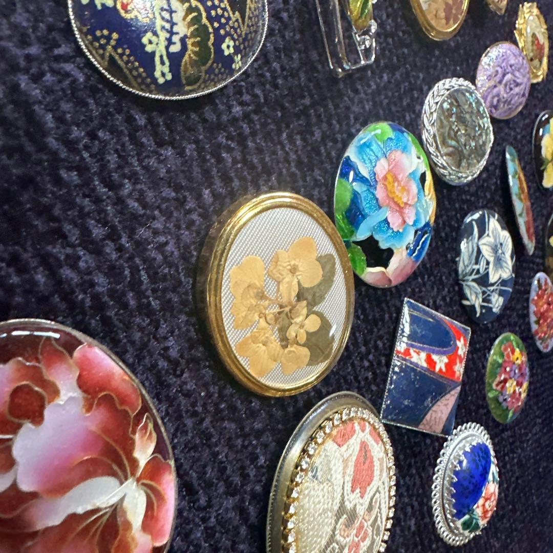 【vintage】昭和レトロ　ブローチ　まとめ売り　50点以上　大量