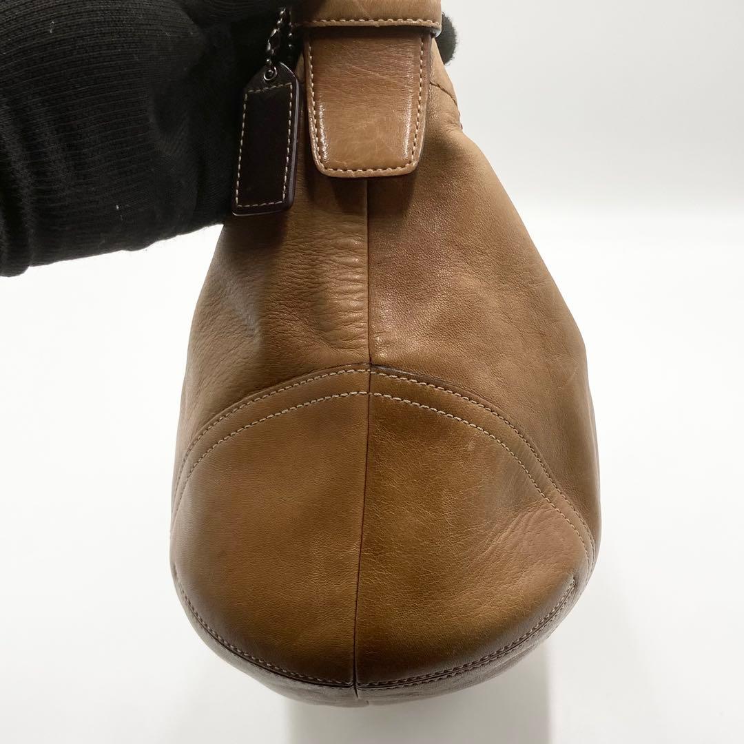 COACH コーチ　ホーボー　y2k ワンショルダー　レザー　キャメル