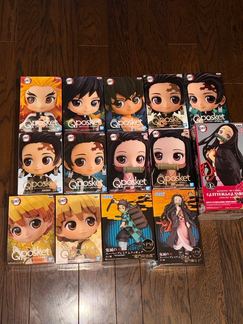 鬼滅の刃 Qposket他フィギュア14体セット売り(おまけを入れます⭐︎)