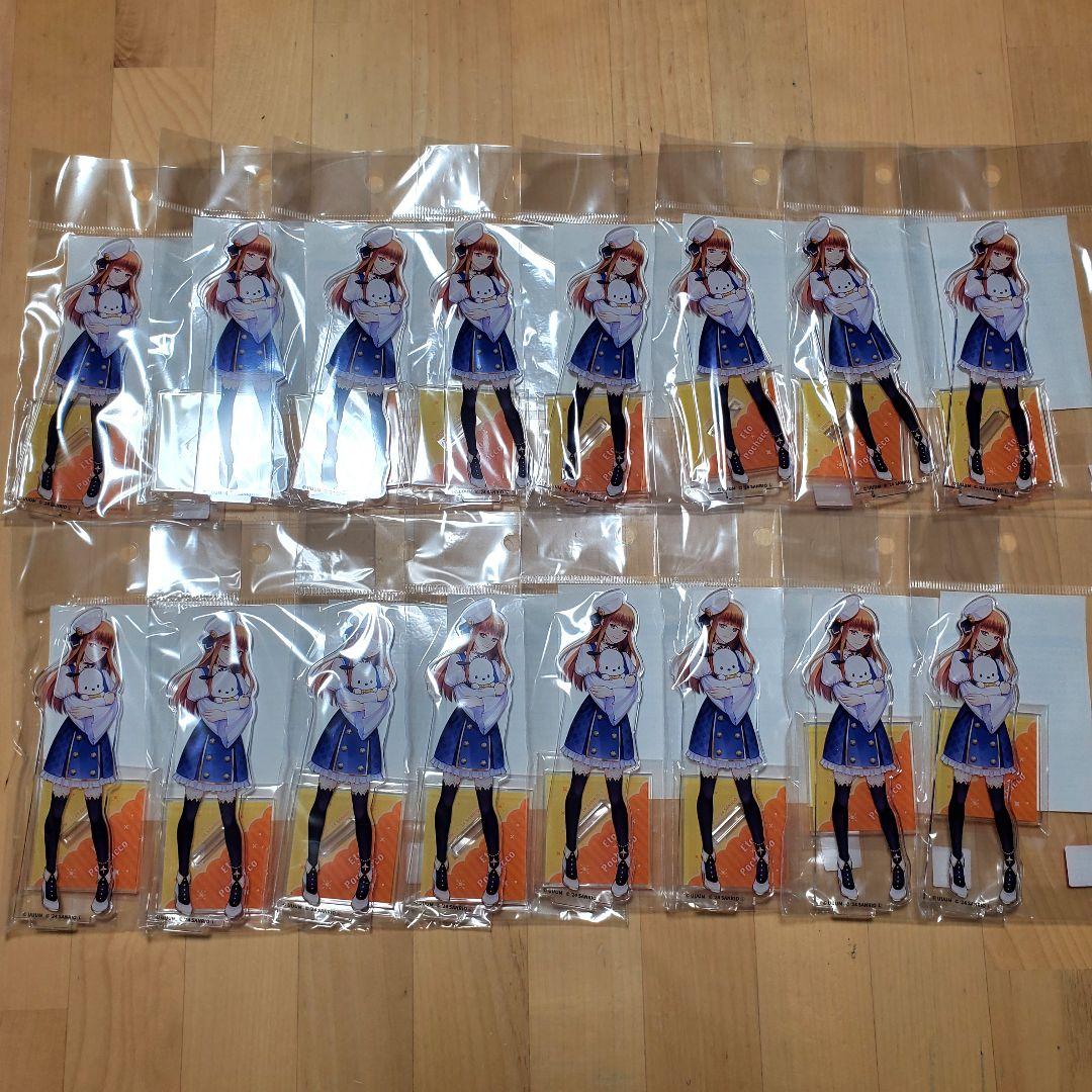 匿名配送】カラフルピーチ×サンリオ えと 等身アクリルスタンド 16個セット