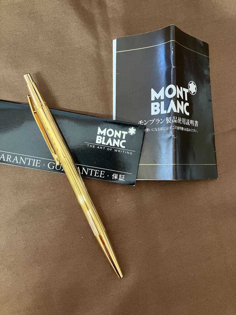 MONT BLANC ゴールド ボールペン本体 保証書付き