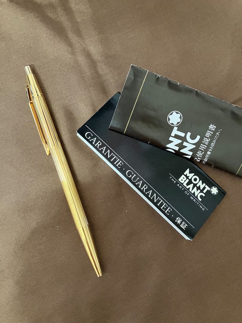 MONT BLANC ゴールド ボールペン本体 保証書付き