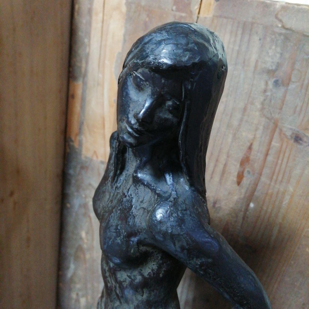 浦山一雄　ブロンズ像　青春　50cm　9.6kg