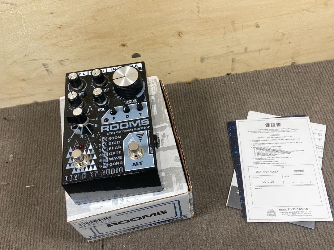 612 death by audio ROOMS リバーブ