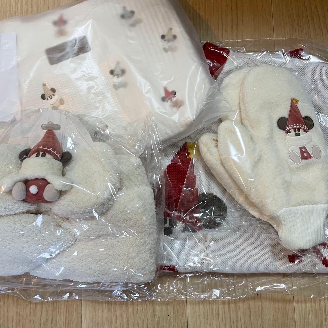 ディズニー クリスマス リルリンリン トートバッグ セーター ミトン マフラー